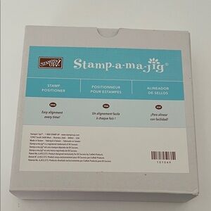 Stampin' Up! Stamp-a-ma-jig in Gray and Blue
